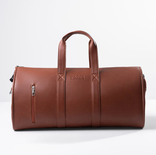 The duffle in vintage brown