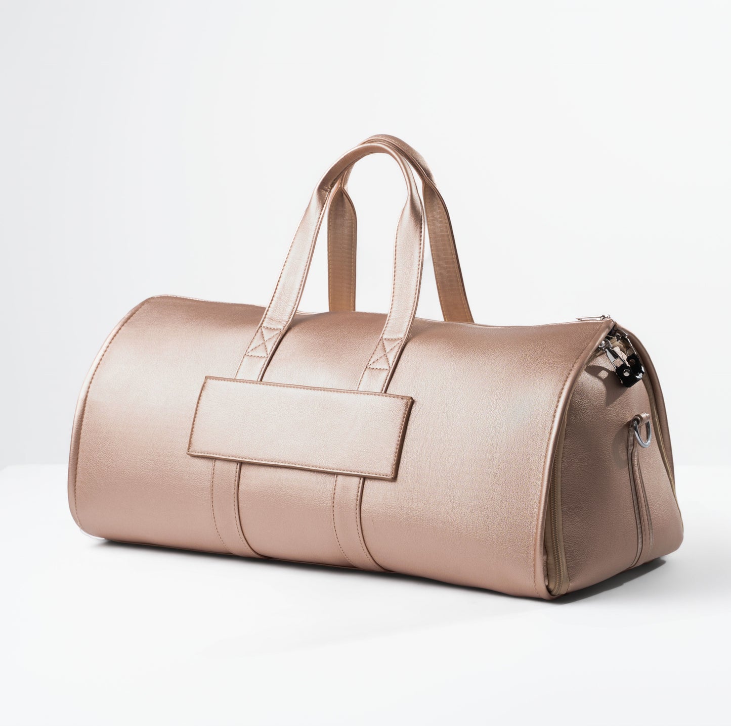 The duffle in dusty rose