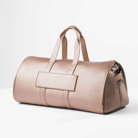 The duffle in dusty rose