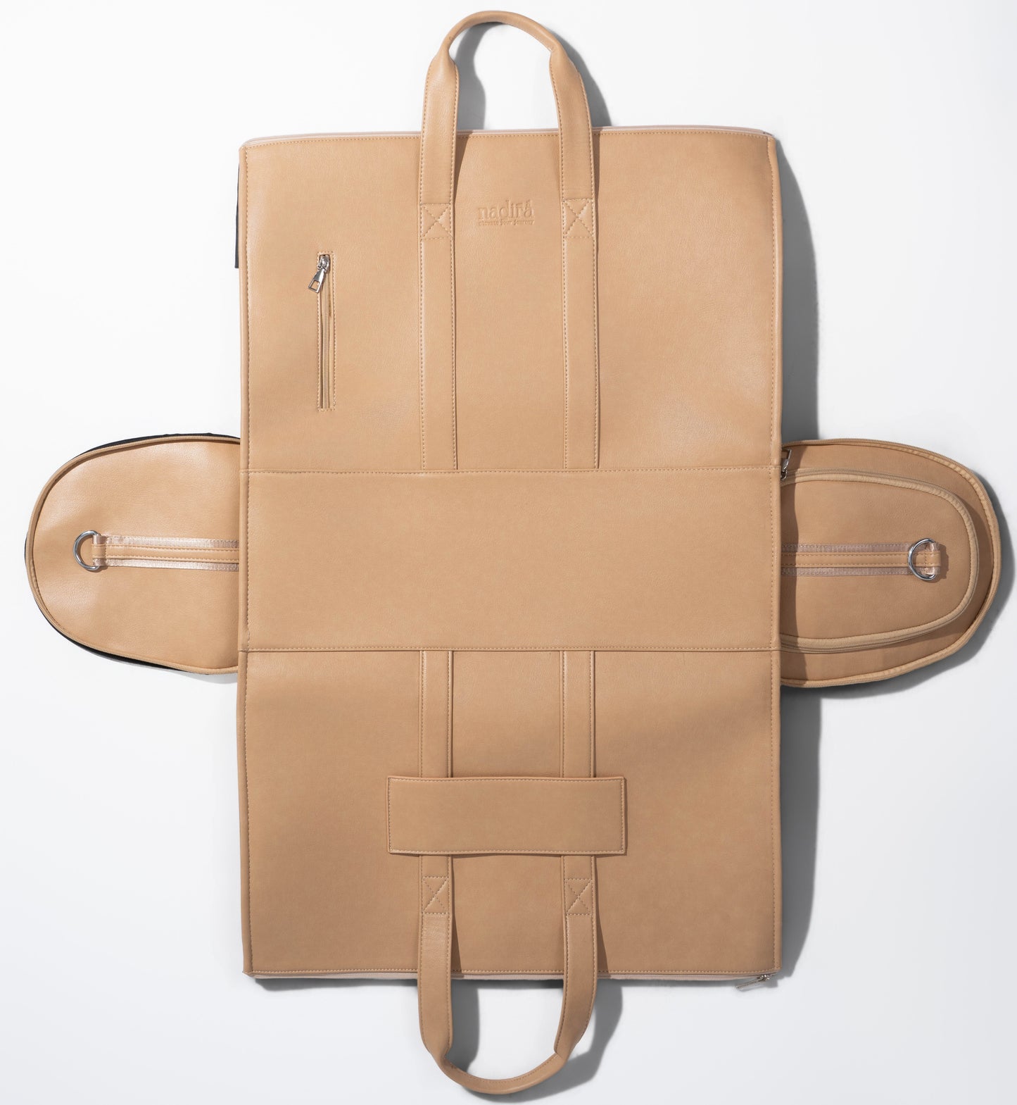 The duffle in sand