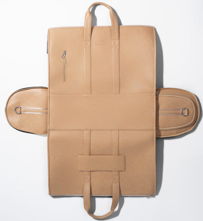 The duffle in sand